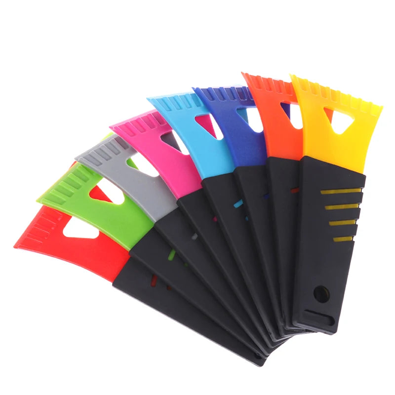 Mini Plastic Ice Scraper - Car Windshield Frost Removal Tool