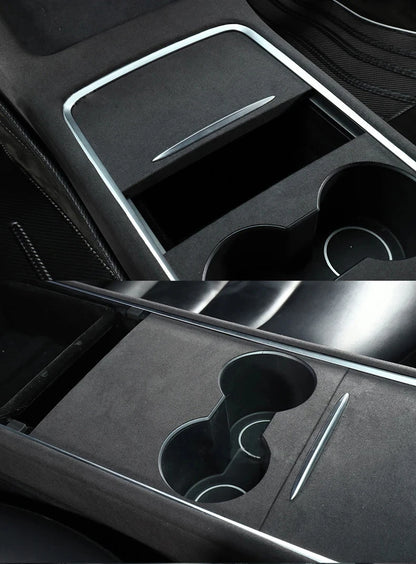 Tesla Model 3/Y Suede Central Control Panel Protector Cover Sticker