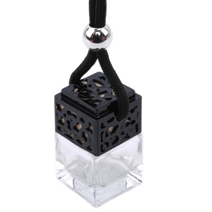 Car Air Freshener Perfume Bottle Pendant - Essential Oils Glass