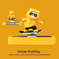 Car Dashboard Decoration - Skateboard Bear Magnetic Parking Plate