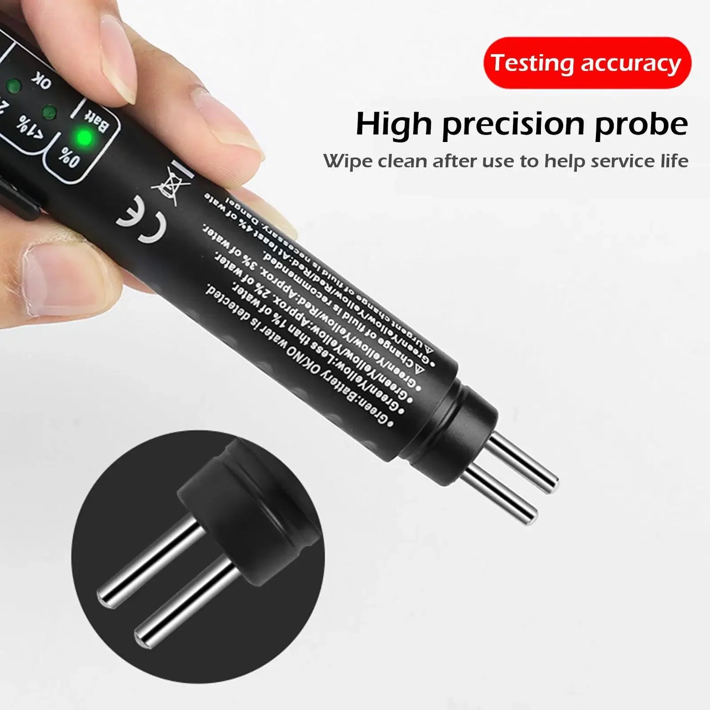 Universal Brake Fluid Tester - LED Indicator Oil Quality Diagnostic Tool