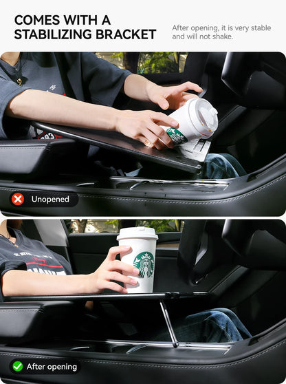 Tesla Steering Wheel Laptop Tray - Portable Office Desk for Model S/3/X/Y Highland Juniper