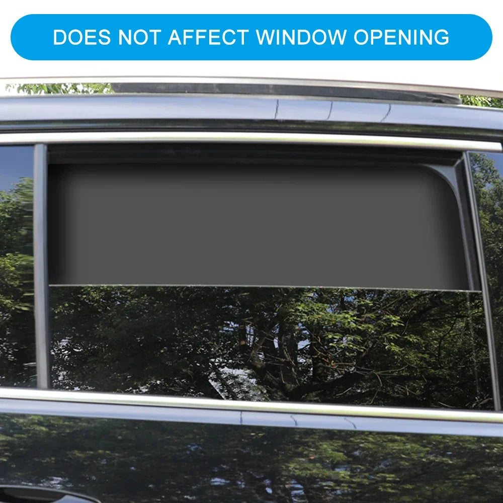 Magnetic Car Sunshade - UV Protection Window Curtains Double Sided