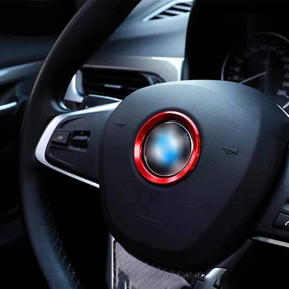 BMW Steering Wheel Circle Sticker - Car Styling Decoration Ring