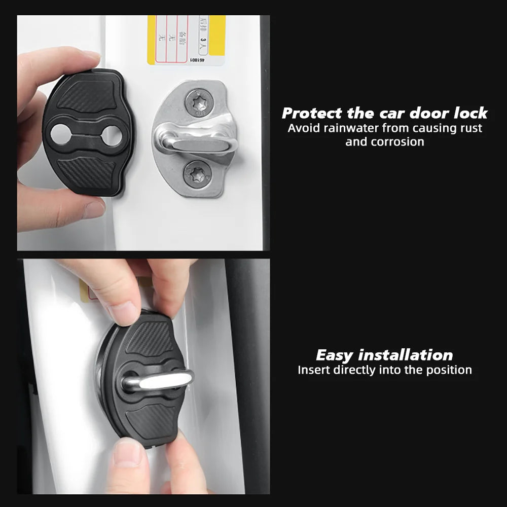 Tesla Model Y Juniper Door Lock Protection Cover - 2025 Launch TPE Shell