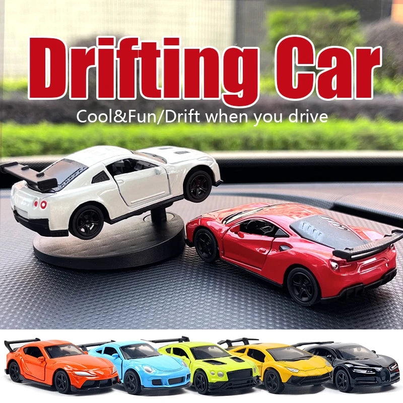 Drift Car Dashboard Toy Model - Swing Turning Sports Race Ornament