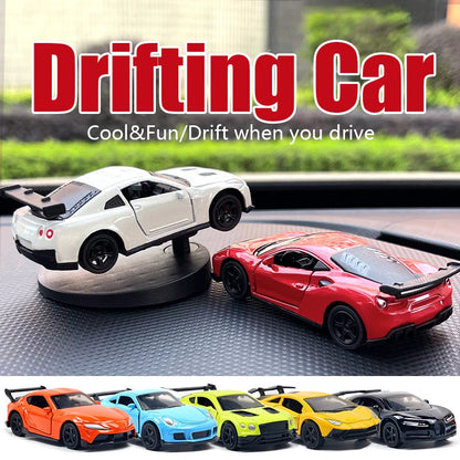 Drift Car Dashboard Toy Model - Swing Turning Sports Race Ornament
