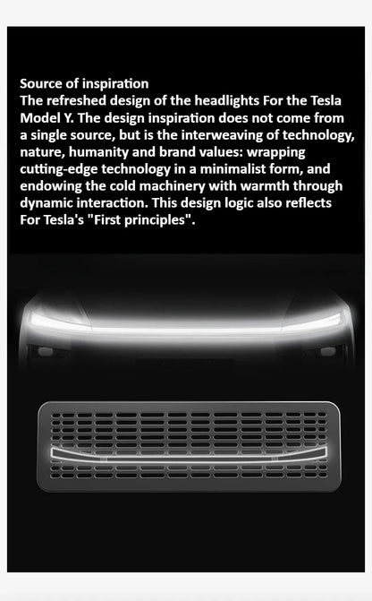 Tesla Model Y Juniper 2025+ Rear Air Conditioning Outlet Mesh Net - Under Seat AC Protection Cover