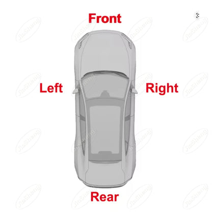 Tesla Model Y Juniper Rearview Mirror Cover 2024-2025 - Exterior Shell Replacement White/Black