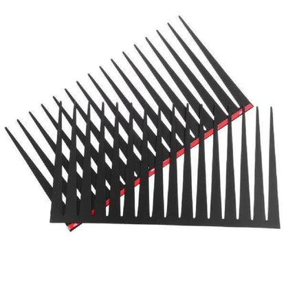 Car Headlight Eyelashes - 3D Black False Eyelash Stickers Decal