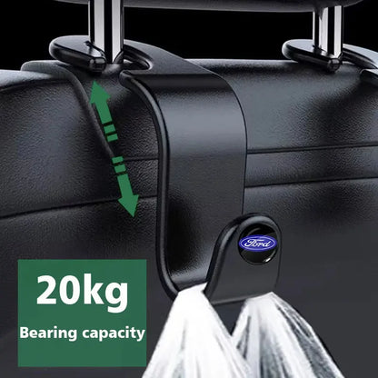 Ford Car Seat Hook - Universal Storage Hanger for Raptor Fiesta Focus Mondeo