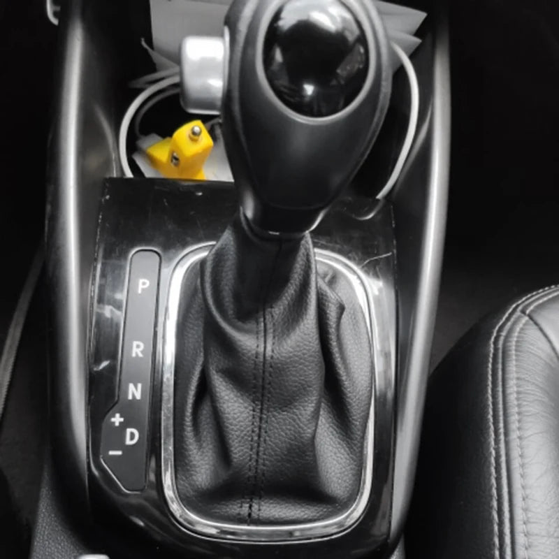 KIA Forte Koup Leather Gear Shift Knob Boot Cover - 2009-2013 OEM