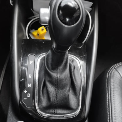 KIA Forte Koup Leather Gear Shift Knob Boot Cover - 2009-2013 OEM