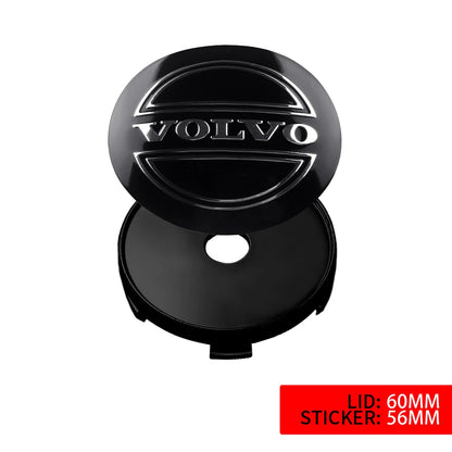 Volvo Wheel Center Stickers 56mm - Hub Cap Decals for R-Design Models
