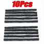 Car Tire Repair Tool Kit - 8 Piece Set with Rubber Strips