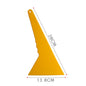 Car Windshield Ice Scraper - Triangle Snow Removal Tool with Long Handle