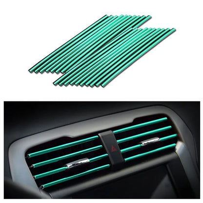 Car Air Vent Grille Decoration Trim Sticker - U Style AC Outlet Strip