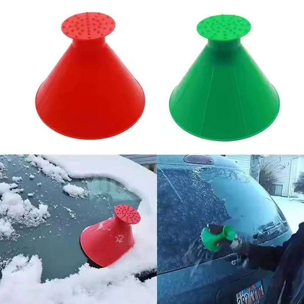 Magic Cone Ice Scraper - Winter Windshield Snow Remover Tool