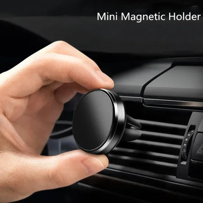 Magnetic Car Phone Holder - Air Vent Mount for iPhone Samsung GPS
