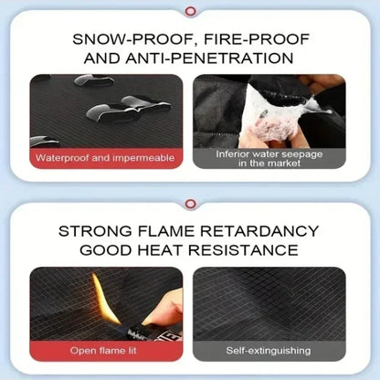Car snow shield front windshield snow shield winter frost and frost Windows winter car clothing cover thickened