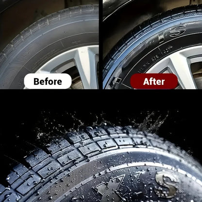 Tire Shine & Plastic Repair Paste - UV Protection 5-Minute Fix