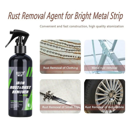 Professional Iron Particle Remover Spray - Advanced Rust & Brake Dust Cleaner for Car Paint & Wheels