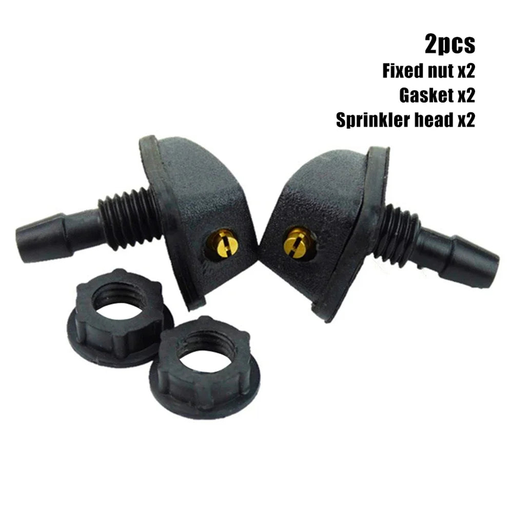 Universal Car Windshield Wiper Nozzle Kit - 2 Piece Sprayer Set