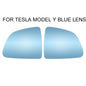 Tesla Wide Angle Heated Rearview Mirror 800R - Model 3/Y/X/S tesla model y Blue