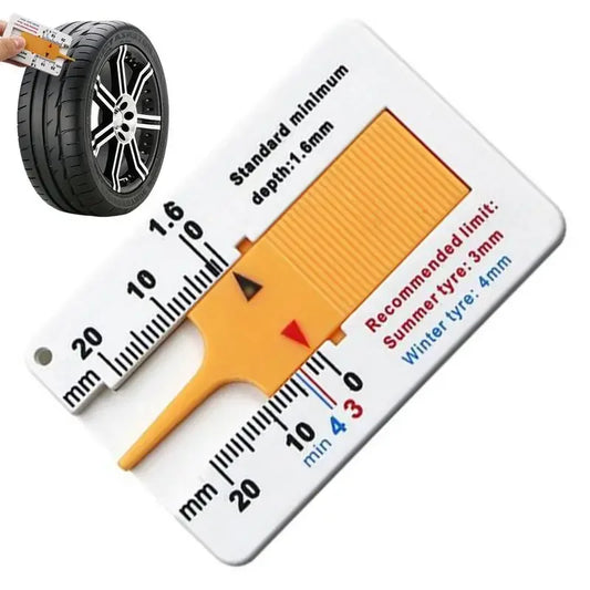 Car Tire Depth Gauge - Accurate Tread Measurement Tool