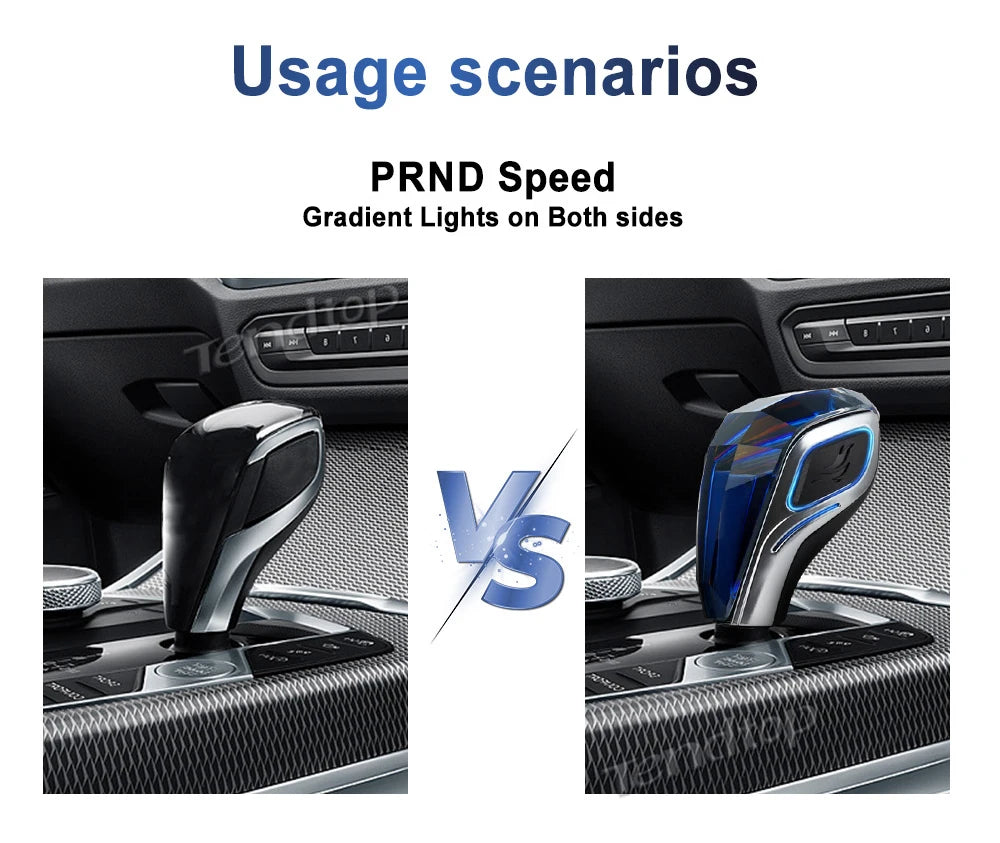 Universal Crystal LED Gear Shift Knob - 5 Speed with Lights