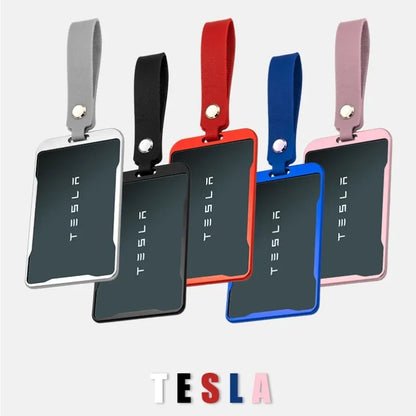 Tesla Key Card Protector Case - Aluminum Alloy Frame for Model 3/Y Key Card Cover