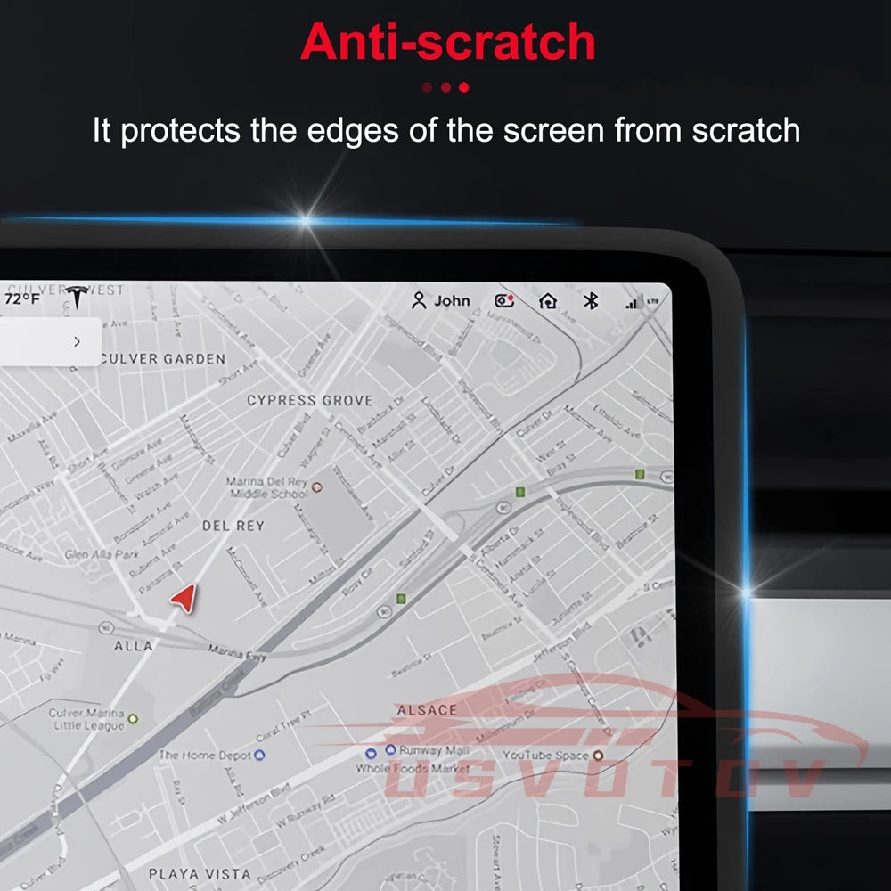 Tesla Model 3 Y Highland Screen Protector Frame - Display Cover