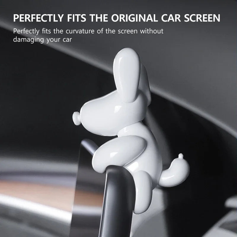 NovaAcc Adorable Dog Dashboard Decoration - Tesla Model Y 3 2021-2024