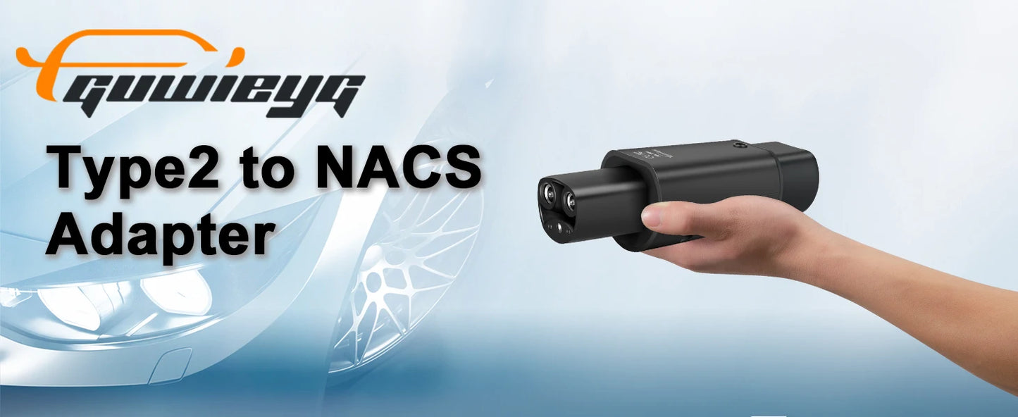 Type2 to Tesla Adapter AC 7.2KW - Model S/X/3 Charging