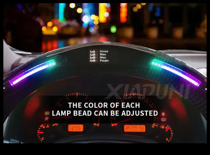 Tesla Model 3 Y LED Steering Wheel - Carbon Fiber Custom Racing Wheel