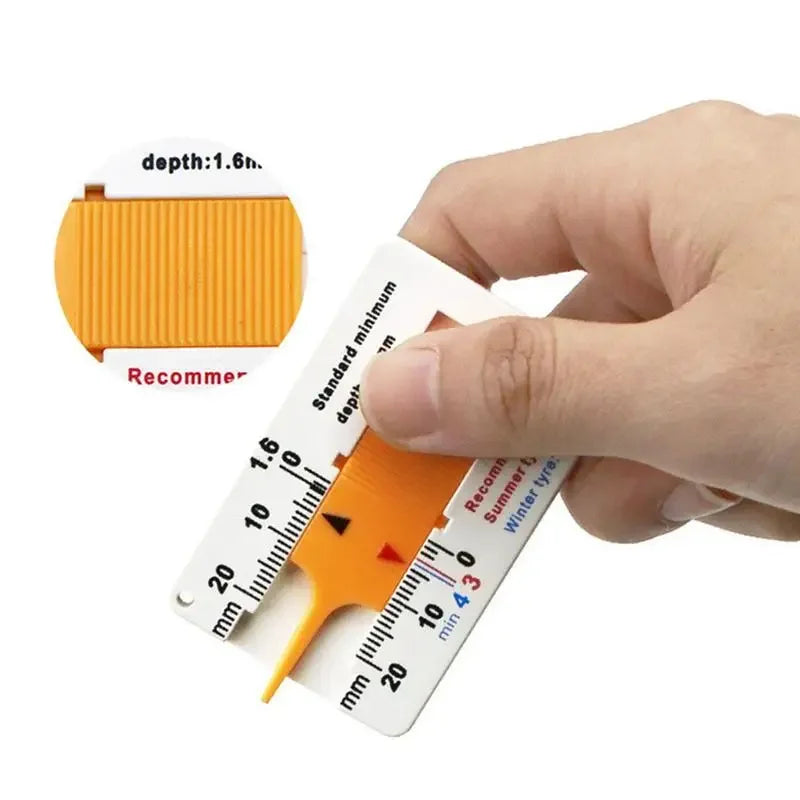 Car Tire Depth Gauge - Accurate Tread Measurement Tool