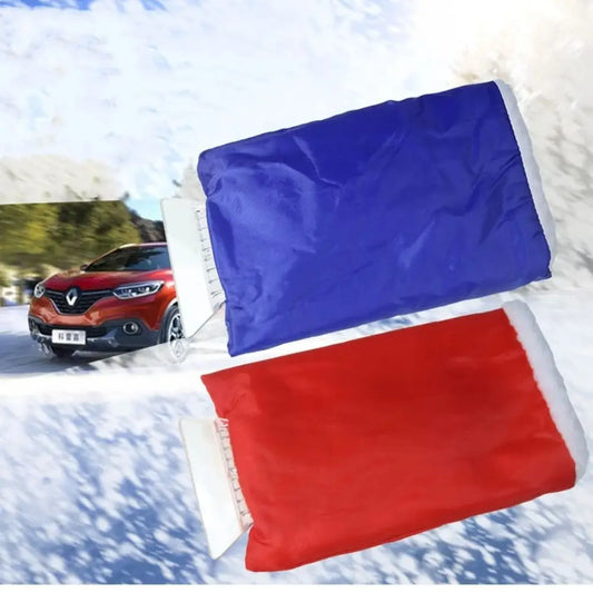 Car Ice Scraper Glove - Waterproof Snow Removal Handheld Tool
