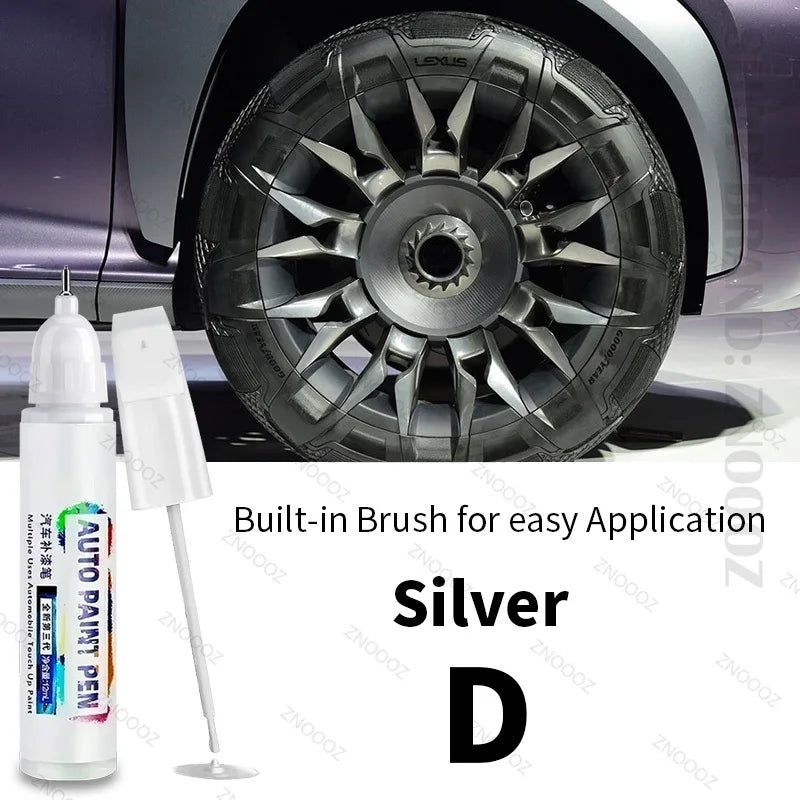 Lexus UX Touch Up Paint & Wheel Repair Kit - Quick Scratch Repair Silver/Black