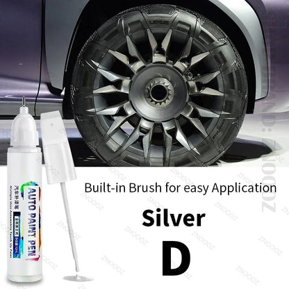Lexus UX Touch Up Paint & Wheel Repair Kit - Quick Scratch Repair Silver/Black