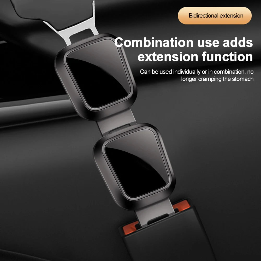 Car Seat Belt Extender Safety Buckle - Tesla Porsche Compatible