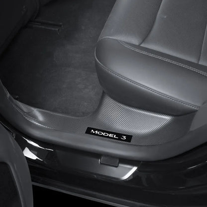 Tesla Model 3/Y Door Sill Protector - Anti-Kick Threshold Strip Guard
