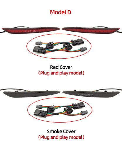 Tesla Model 3/Y LED Rear Fog Light - Dynamic Turn Signal 2016-23