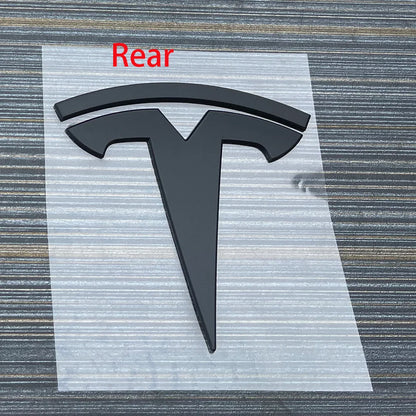 Tesla Logo Badge - Front Hood & Rear Trunk Emblem for Model 3/Y