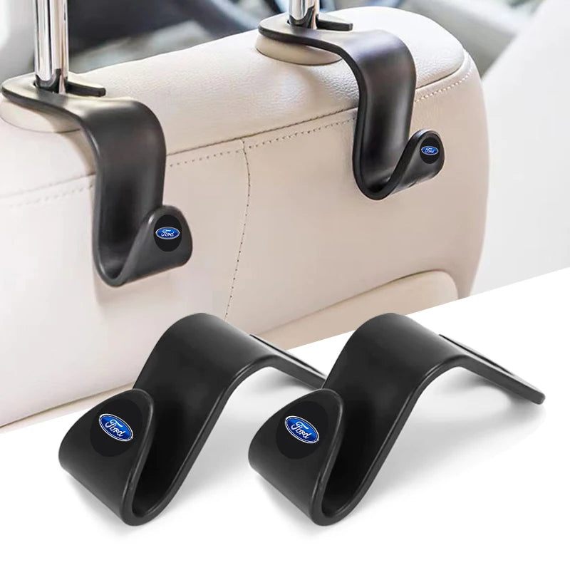 Ford Car Seat Hook - Universal Storage Hanger for Raptor Fiesta Focus Mondeo