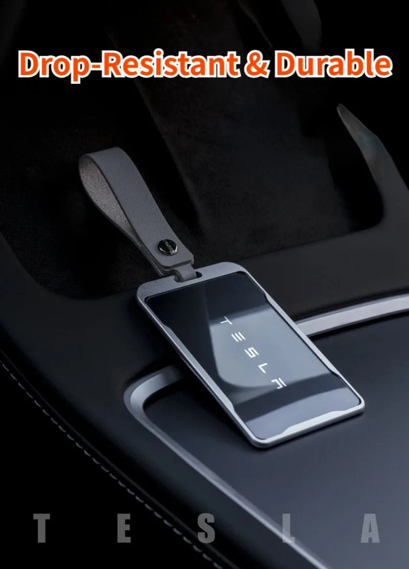 Tesla Key Card Protector Case - Aluminum Alloy Frame for Model 3/Y Key Card Cover