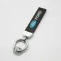 Ford 3D Metal Leather Keychain Badge - Car Emblem Key Chain Ring
