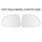 Tesla Wide Angle Heated Rearview Mirror 800R - Model 3/Y/X/S tesla model 3 White