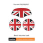 Union Jack Car Cup Holder Coaster - Mini Cooper F55 F56 F60