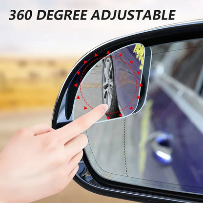 Car Blind Spot Mirrors - Frameless Wide Angle 2pcs Set