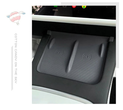 NovaAcc Silicone Wireless Charging Pad - Tesla Model 3 Y 2021-2023